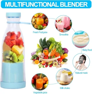Draagbare mini-blenderbeker 380 ml Paars