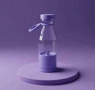 Compacte krachtpatser voor onderweg: de 380 ml draagbare mini-blender