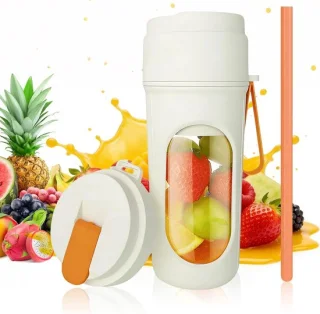 Draagbare sapcentrifuge Fresh Juice 450 ml beige