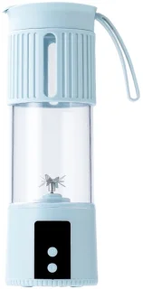 Draagbare sapcentrifuge & mini blender (lichtblauw)