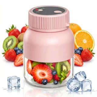 Draagbare sapcentrifugebeker van 828 ml, roze