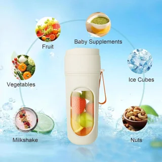 Draagbare Smoothie Maker 450 ml (Oranje)