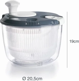 Draaibare saladecentrifuge 3-delig