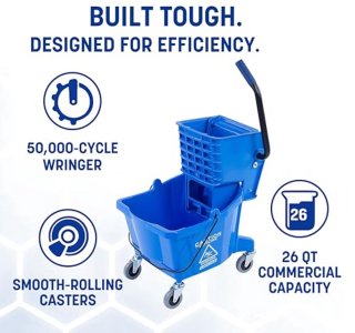 Wat vinden we goed aan de Dweilemmer 26 L Blauw