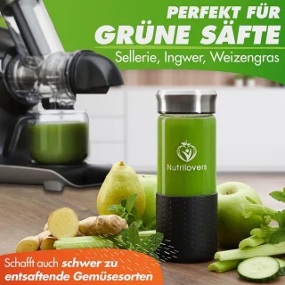 Edelstaal Slowjuicer Sapcentrifuge