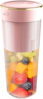 Elektrische mini blender 300 ml roze