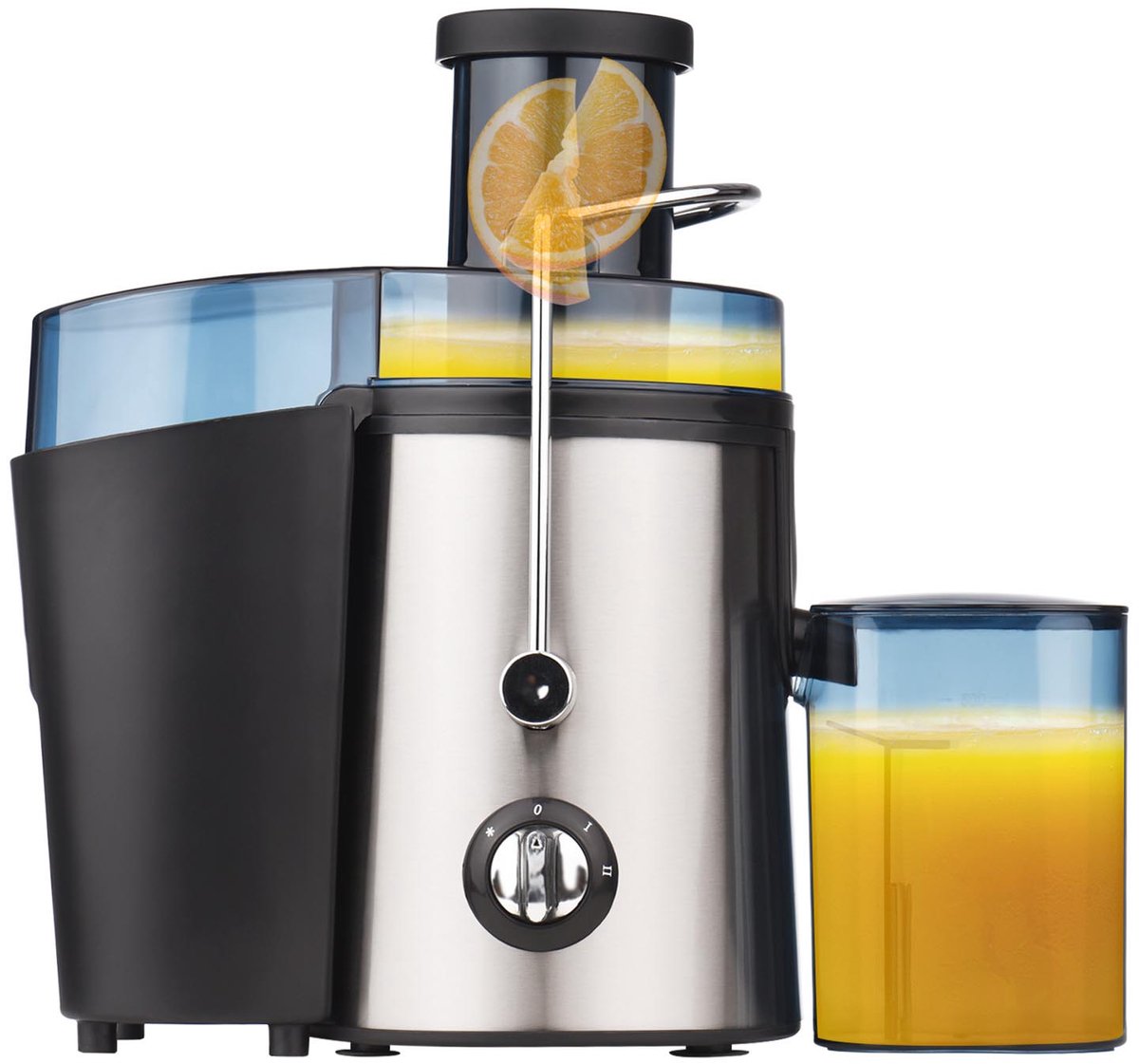 De Elektrische Sapcentrifuge 800W Roestvrijstaal Groenten en Fruit in één oogopslag