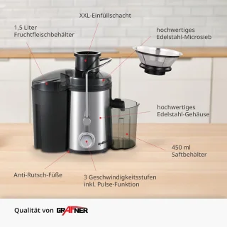 Elektrische sapcentrifuge