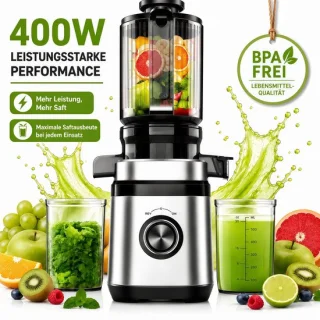 Entsafter für ganze Gemüse und Obst