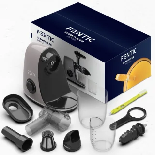 Fentic Slowjuicer 700ml Antraciet