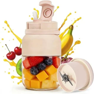 Fresh juice mixerfles 1200 ml wit