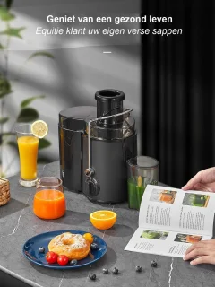 Fruit- en Groente Juicer RVS 400W Centrifugaal 3S Speed