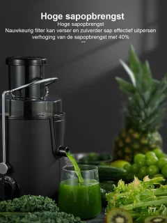 Fruit- en Groente Juicer RVS 400W Centrifugaal 3S Speed