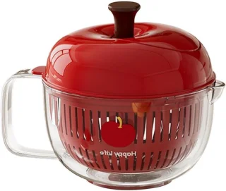 Fruitcentrifuge kom rood 21 cm