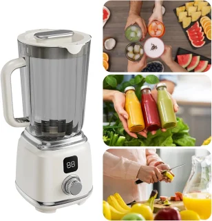 Fruitpers Draagbare Oplaadbare Sapcentrifuge - Wit