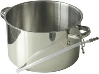 Fruitsapcentrifuge - roestvrij staal - 26 cm - glazen deksel