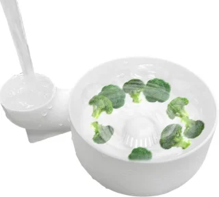 Fruitspinner bessenwaskom wit