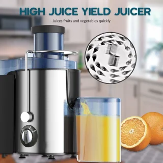Fuegobird L811 Power Juicer RVS Zwart