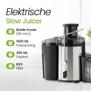 Wat vinden we goed aan de Golermo® Sapcentrifuge Juicer