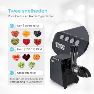 Wat vinden we goed aan de Goodforce Slowjuicer