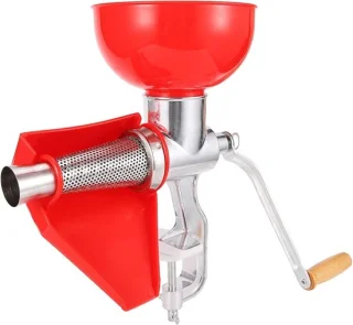 Handmatige aluminium juicer met filter en schroefklem