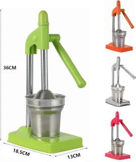 Wat vinden we goed aan de Handmatige gietijzeren citruspers 36 x 18,5 x 13 cm Zilverkleurig