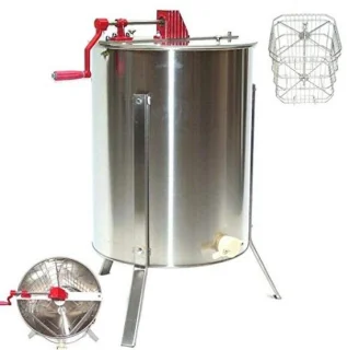Handmatige honingcentrifuge 4-korven