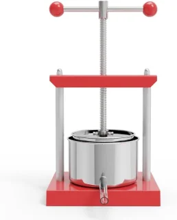 Handmatige juicer voor 3 liter, rvs en ijzer