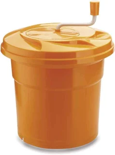 Handmatige saladecentrifuge 12 liter wit