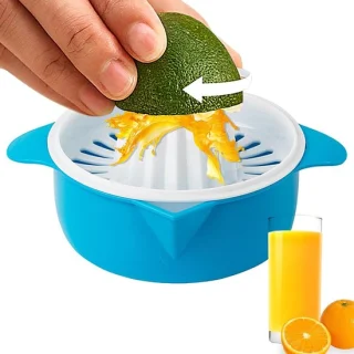 Handmatige sapcentrifuge - blauw