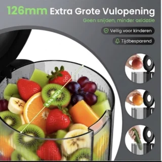 Wat vinden we goed aan de HOMELUX Slow Juicer 126mm XXL