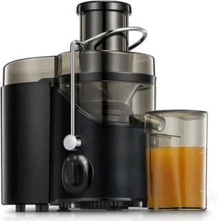 JCP® fruit- en groentesapcentrifuge zwart