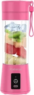 JuDraagbare Slowjuicer Mini Blender Roze