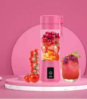 JuDraagbare Slowjuicer Mini Blender Roze