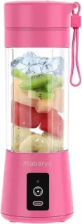 JuDraagbare Slowjuicer Mini Blender Roze