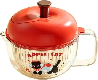 Keukenhulp fruitcentrifuge - 20 cm - rood