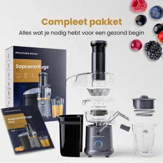 Kitchen Royal Sapcentrifuge 1200W 3-Snelheden