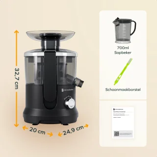 KitchenBrothers Sapcentrifuge 600W Zwart