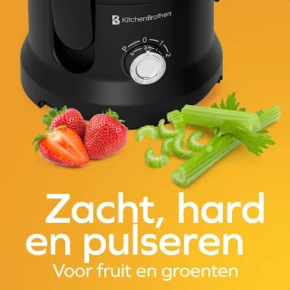 KitchenBrothers Sapcentrifuge 600W Zwart