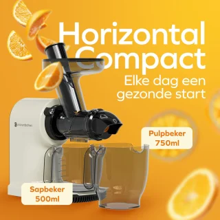 KitchenBrothers Slowjuicer Compact Champagne