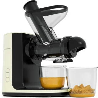 KitchenBrothers Slowjuicer Groenten en Fruitpers Champagne