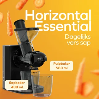 KitchenBrothers Slowjuicer Groenten en Fruitpers Grijs