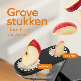 KitchenBrothers Slowjuicer Groenten en Fruitpers Grijs