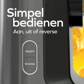 KitchenBrothers Slowjuicer Groenten en Fruitpers Grijs
