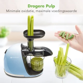 KitchenBrothers Slowjuicer Juicer 700ml Pastel Blauw