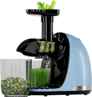 KitchenBrothers Slowjuicer Juicer 700ml Pastel Blauw