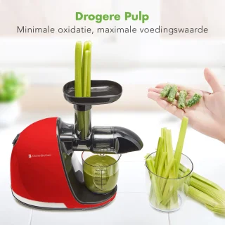 KitchenBrothers Slowjuicer Rood 700ml
