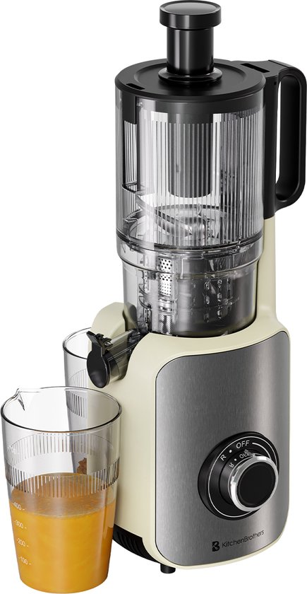 KitchenBrothers Slowjuicer Verticaal Champagne 750 ml review