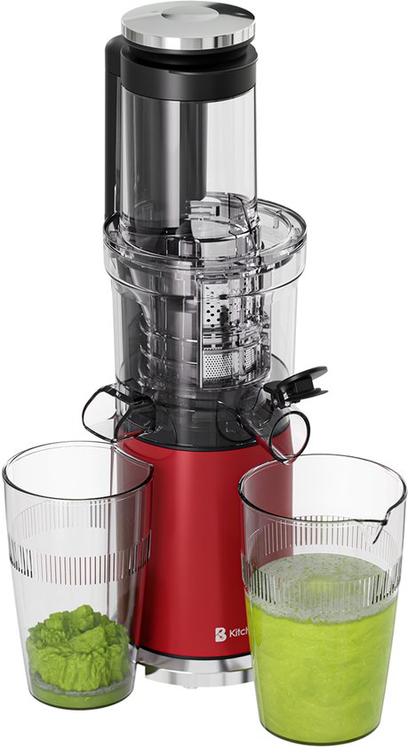 KitchenBrothers Slowjuicer Verticaal Rood review