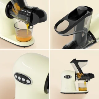 KitchenBrothers Slowjuicer XL Juicer Champagne